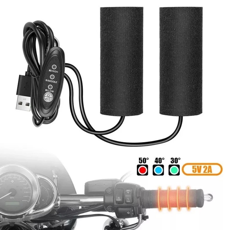 ปลอกแฮนด์มอเตอร์ไซค์แบบมีระบบท - Handlebar Grip Heated บทวิจารณ์และราคา